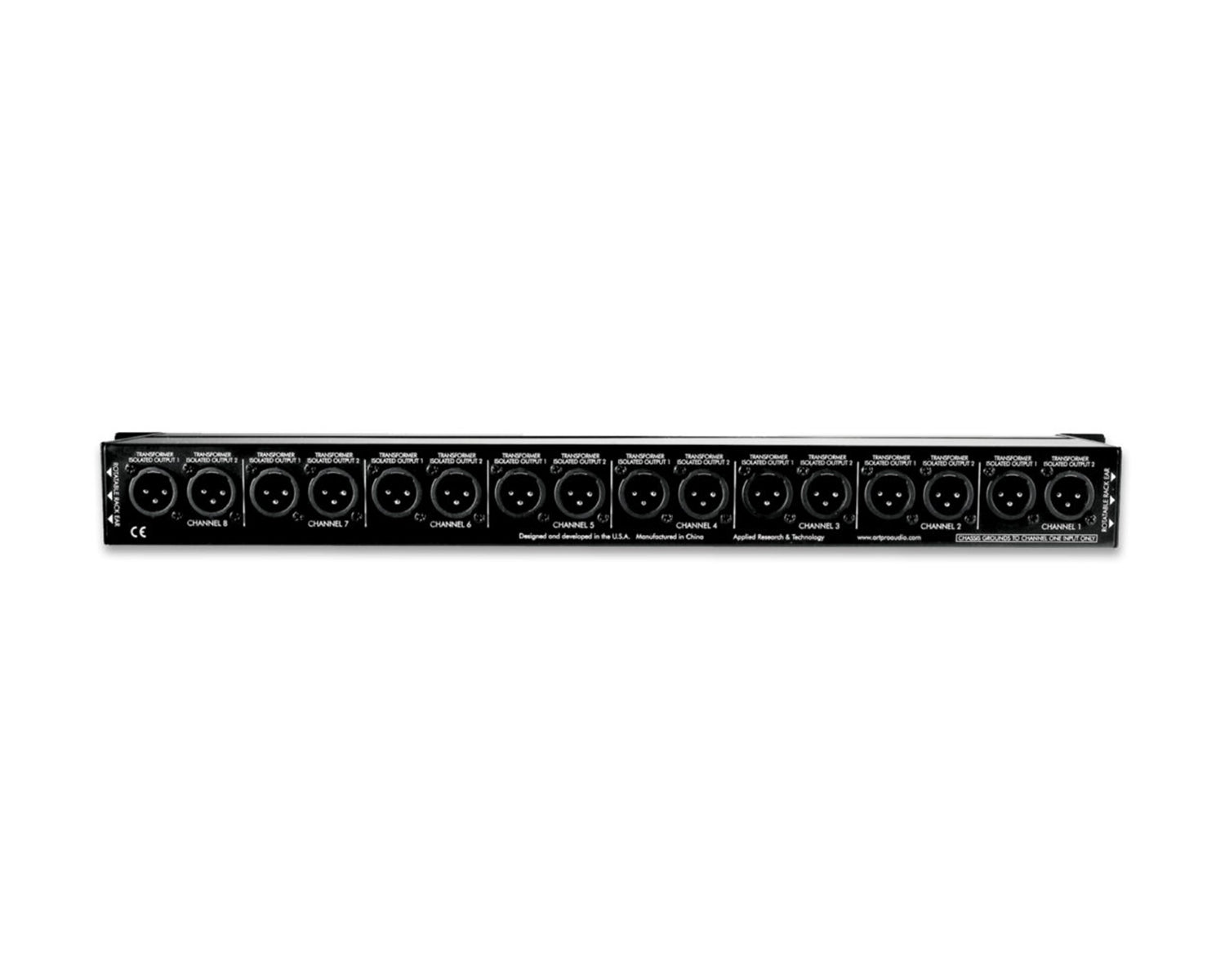 ARTARTS83W - ART Pro Audio S8 3Way 8Ch 3 Way Microphone Splitter 19inch 1U Image 3