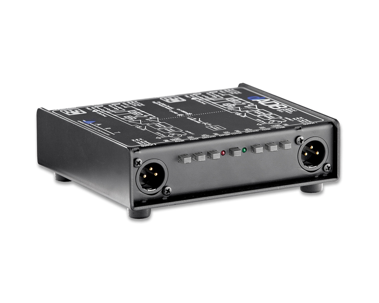 ARTDADB - ART Pro Audio dADB Dual Active Direct Box with Jacks In and XLRs Out Image 1