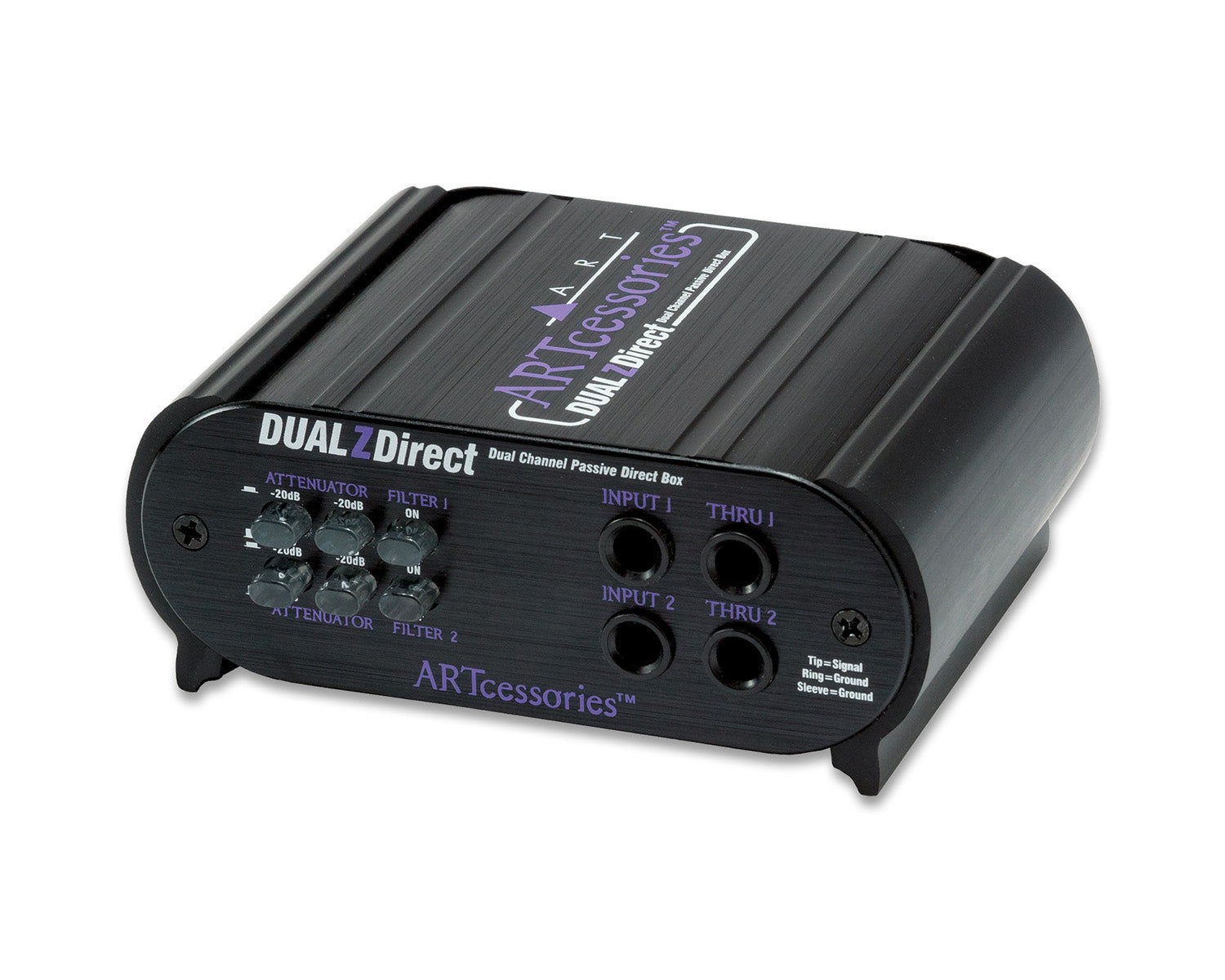 ARTDUALZDI - ART Pro Audio DualZDirect Dual Professional Passive Direct Box Image 1