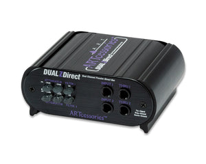 ARTDUALZDI - ART Pro Audio DualZDirect Dual Professional Passive Direct Box Image 1