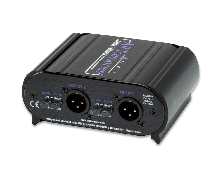 ARTDUALZDI - ART Pro Audio DualZDirect Dual Professional Passive Direct Box Image 2