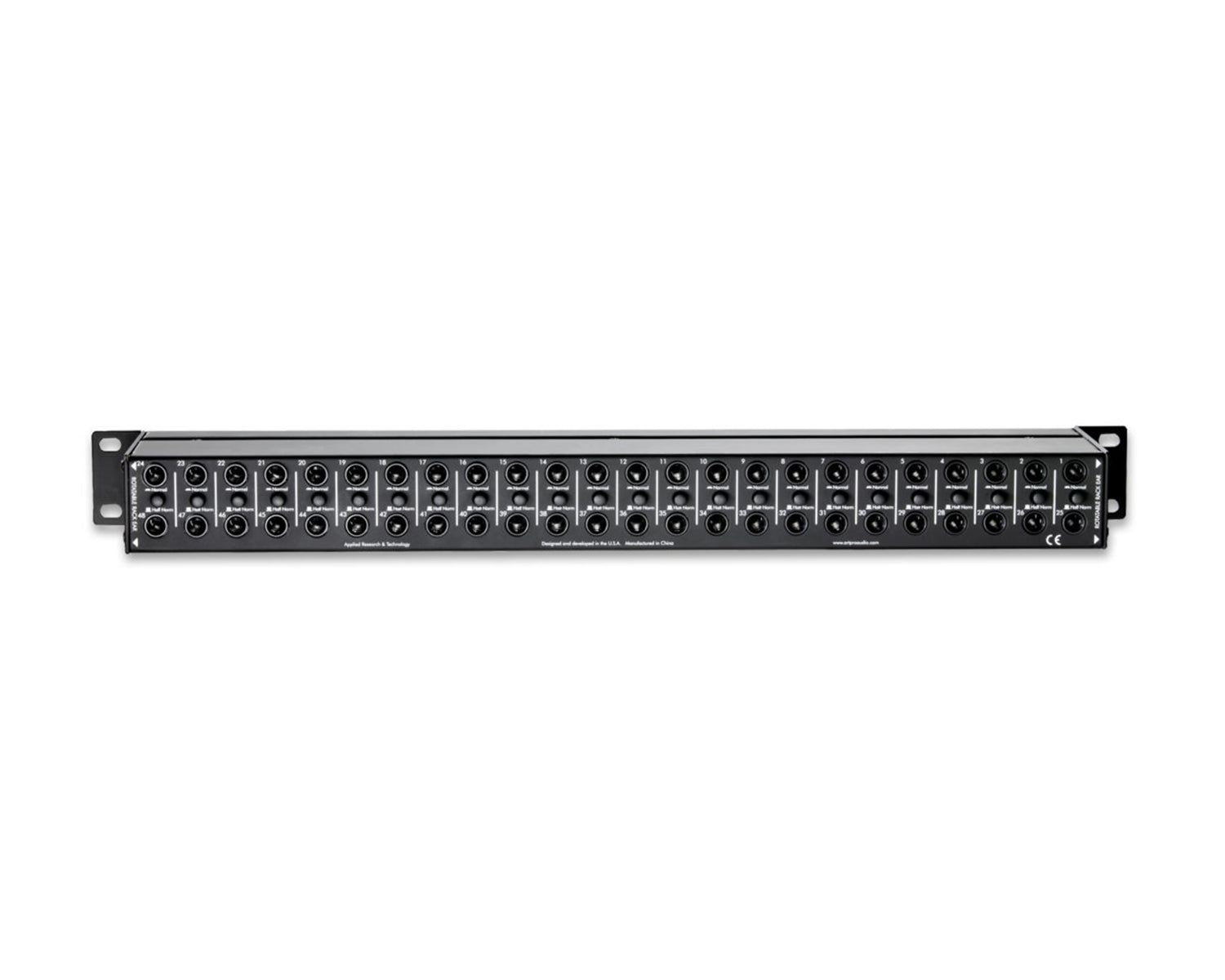 ARTP48 - ART Pro Audio P48 48Ch Balanced Patch Bay 1 or 4 TRS Balanced Jacks 19inch 1U Image 2
