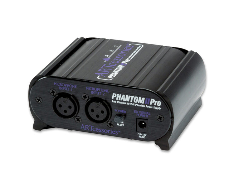 ARTPHANTOM2P - ART Pro Audio Phantom II Pro 2Ch Phantom Power Supply Image 1