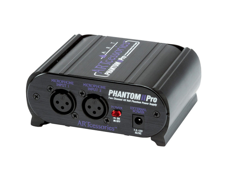 ARTPHANTOM2P - ART Pro Audio Phantom II Pro 2Ch Phantom Power Supply Image 2