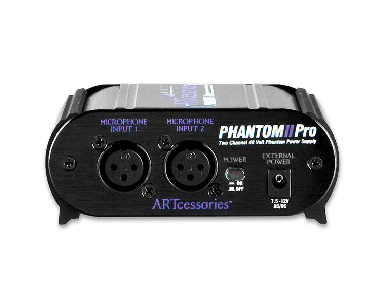 ARTPHANTOM2P - ART Pro Audio Phantom II Pro 2Ch Phantom Power Supply Image 3