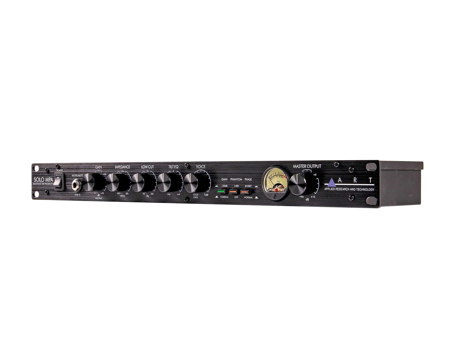 ARTSOLOMPACE - ART Pro Audio SOLO MPA Single Ch Rackmount Multi Voice Tube PreAmplifier Image 2