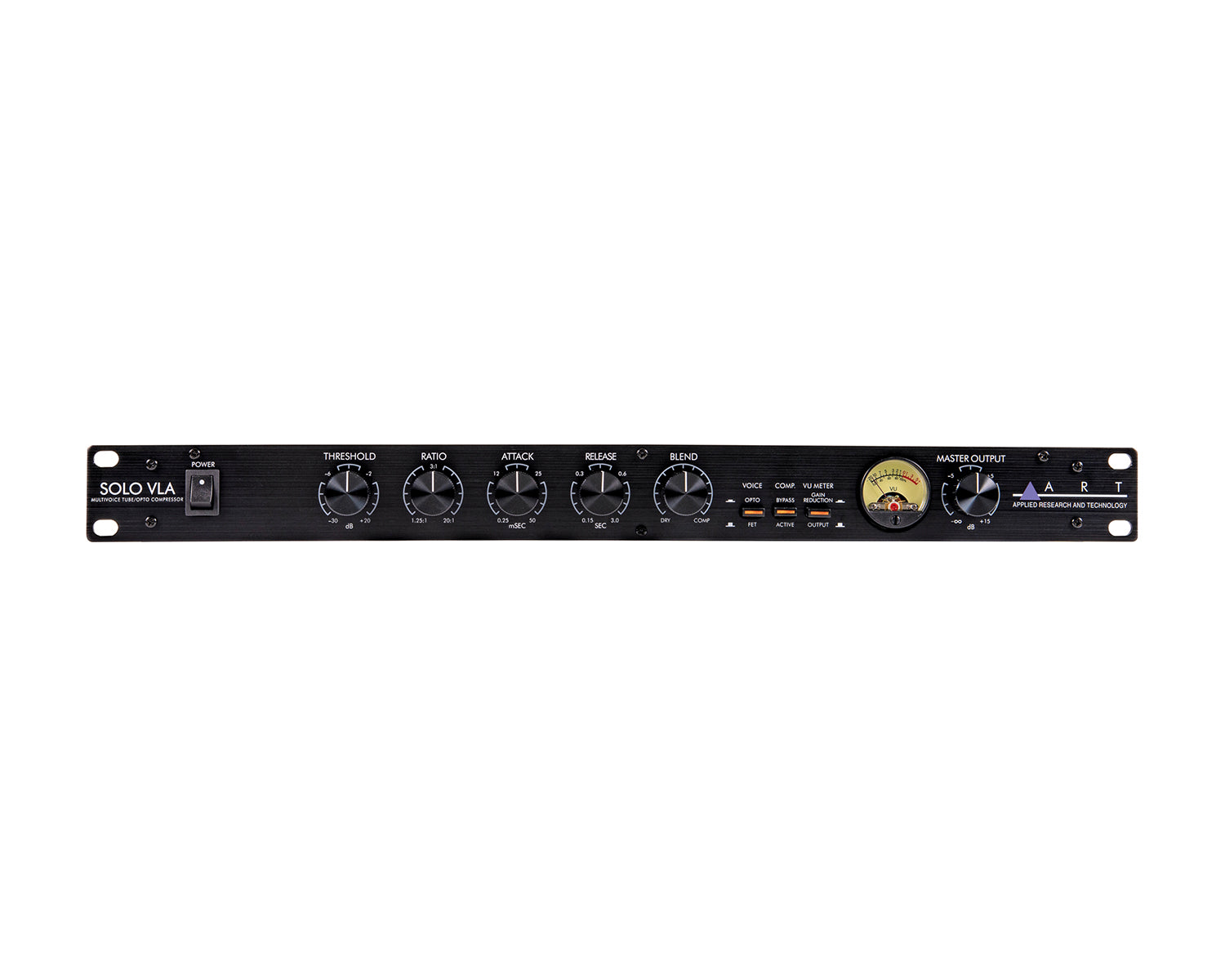 ARTSOLOVLACE - ART Pro Audio SOLO VLA Single Ch Rackmount Multi Voice Tube Opto or Compressor Image 1