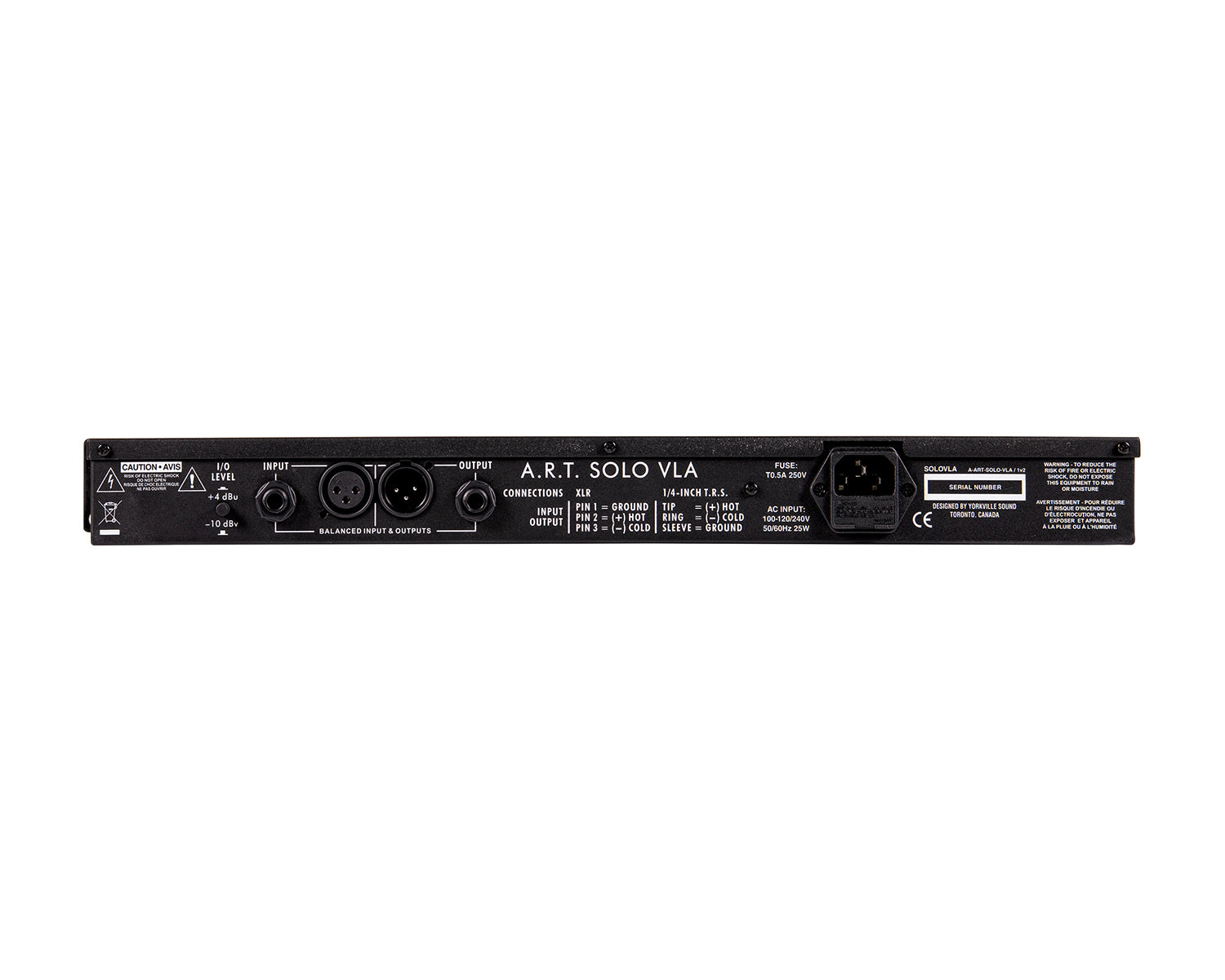 ARTSOLOVLACE - ART Pro Audio SOLO VLA Single Ch Rackmount Multi Voice Tube Opto or Compressor Image 3