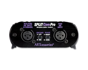 ARTSPCOMPRO - ART Pro Audio SPLITComPro 2 Way Mic Splitter or Combiner Image 2