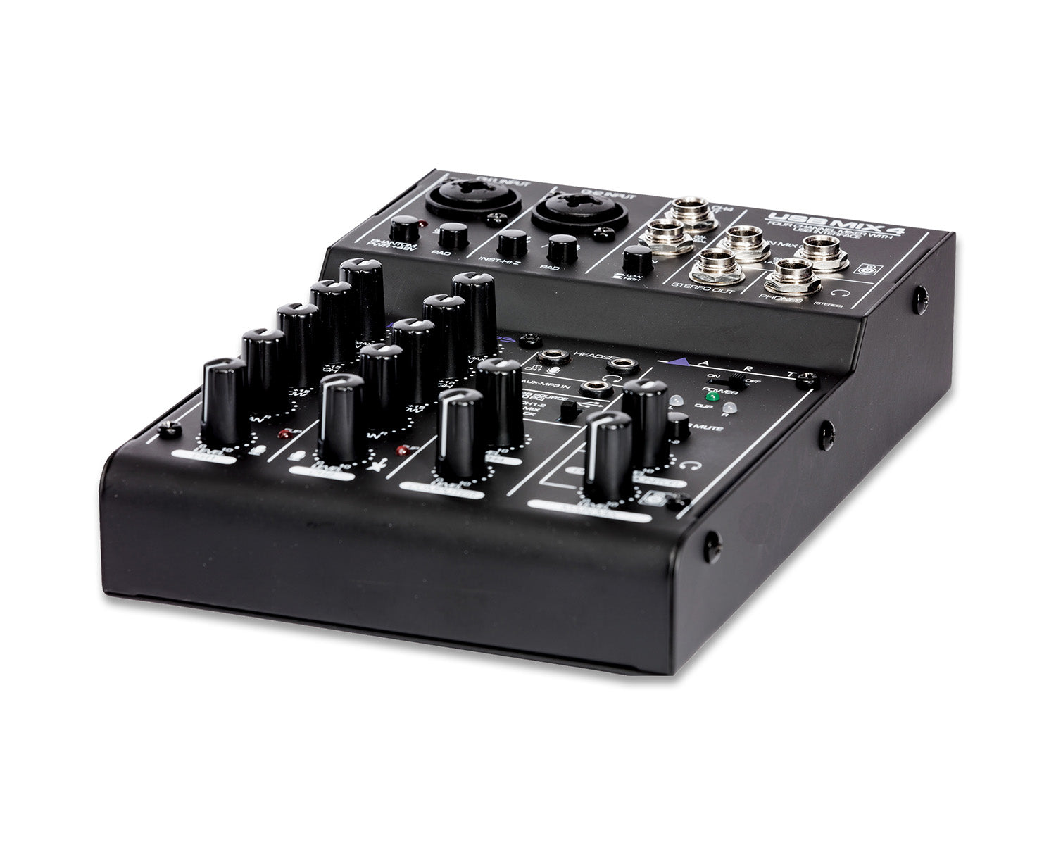 ARTUSBMIX4 - ART Pro Audio USBMix4 4 Channel USB Mixer PC Interface Image 1