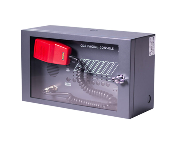 ATECD8AS - Ateis CD8 AS 8 Zone Wallmount Mic or Paging Console for IDA8 Image 3