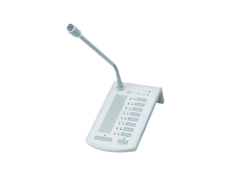 ATEPSM8WJB - Ateis PSM 8WJB 8 Zone Desktop Paging Console with Monitor Speaker Image 1