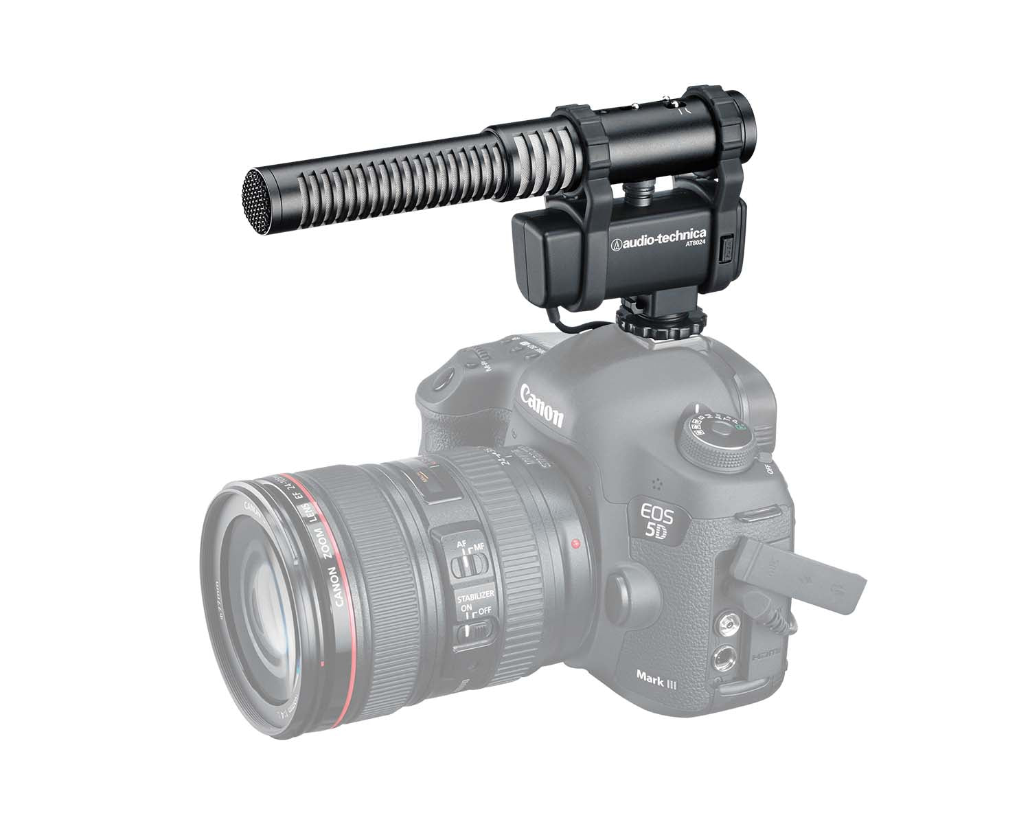 AUDAT8024 - Audio Technica AT8024 Stereo or Mono Camera Mount Condensor Microphone Image 3