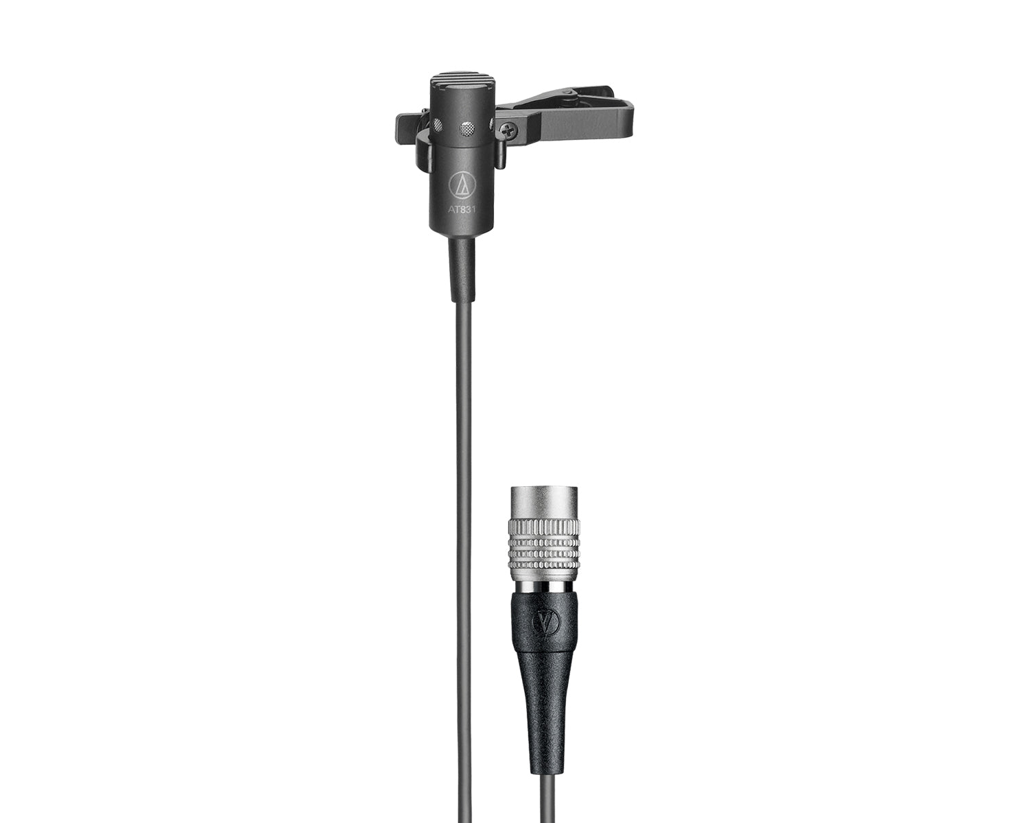 AUDAT831CW - Audio Technica AT831cW Hi Quality Mini Cardioid Cond Lavalier Mic cW 4 Pin Plug Image 1