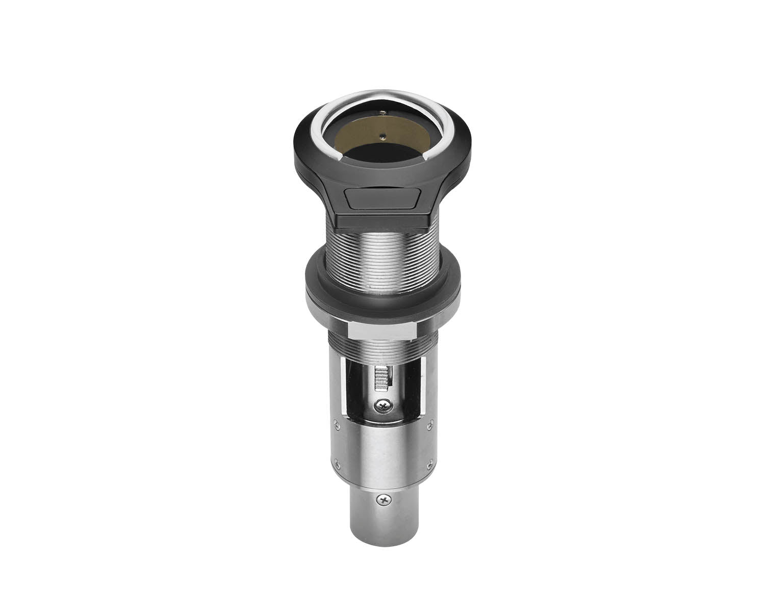 AUDAT8657LED - Audio Technica AT8657 or LED Flush Mount Microphone Socket with Contact Closure Image 1