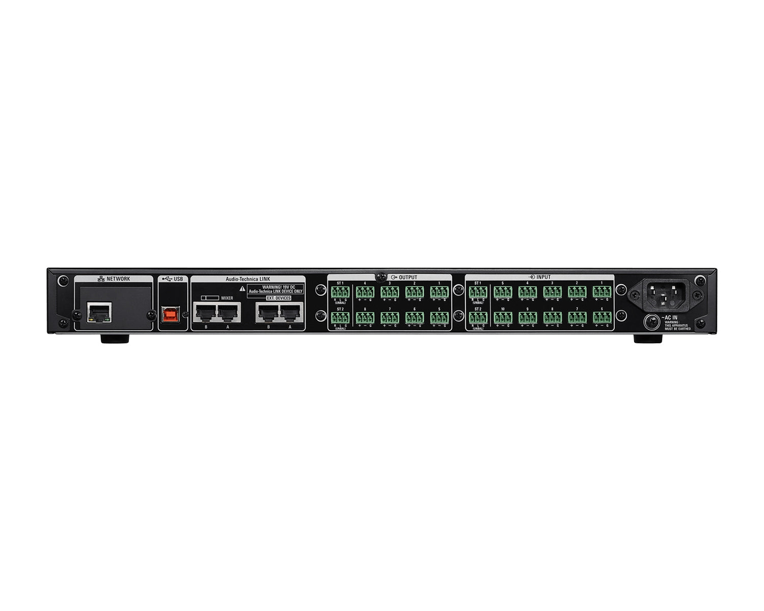 AUDATDM1012 - Audio Technica ATDM 1012 Network Smartmixer 10 Mic or Line CAT5 or USB AEC 1U Image 3