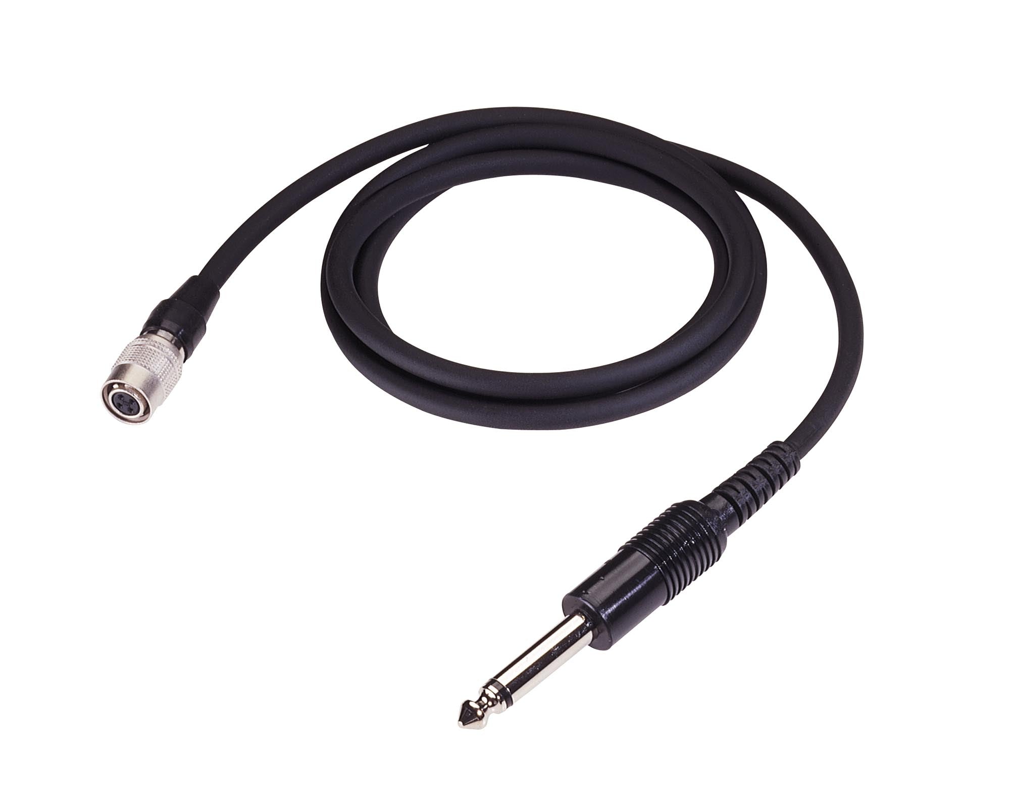 AUDATGCW - Audio Technica ATGcW Guitar Input Cable 6.35mm Jack to HRS cW 4 Pin Plug Image 1