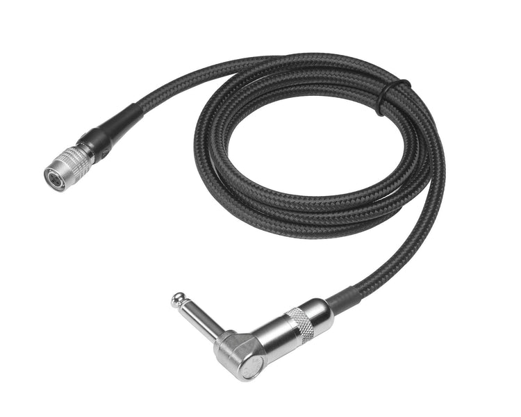 AUDATGRCWPR - Audio Technica ATGRcWPRO Right Angle Guitar Cable to cW 4 Pin Plug (UniPak) Image 1