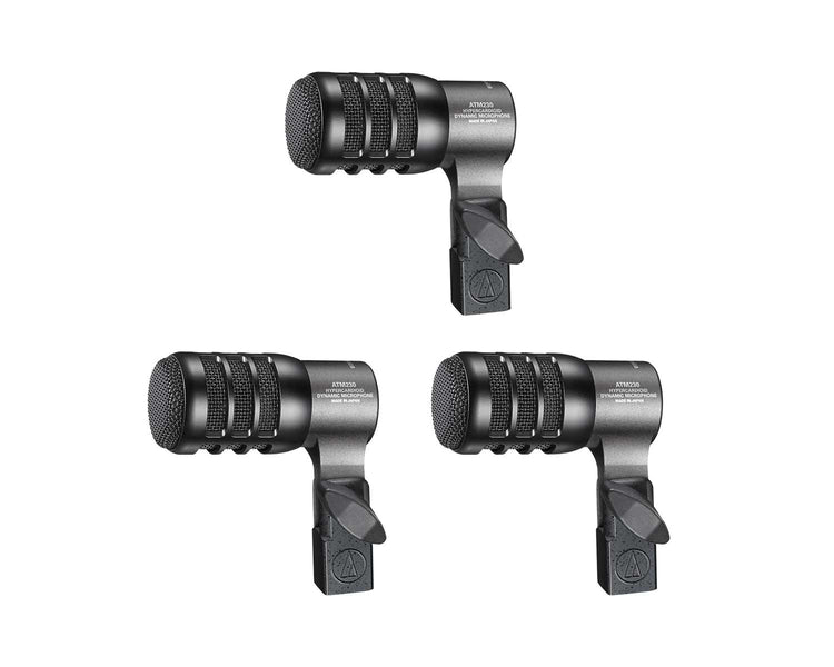 AUDATM2303 - Audio Technica ATM230PK Hypercardioid Dynamic Instrument Microphone 3 PACK Image 1
