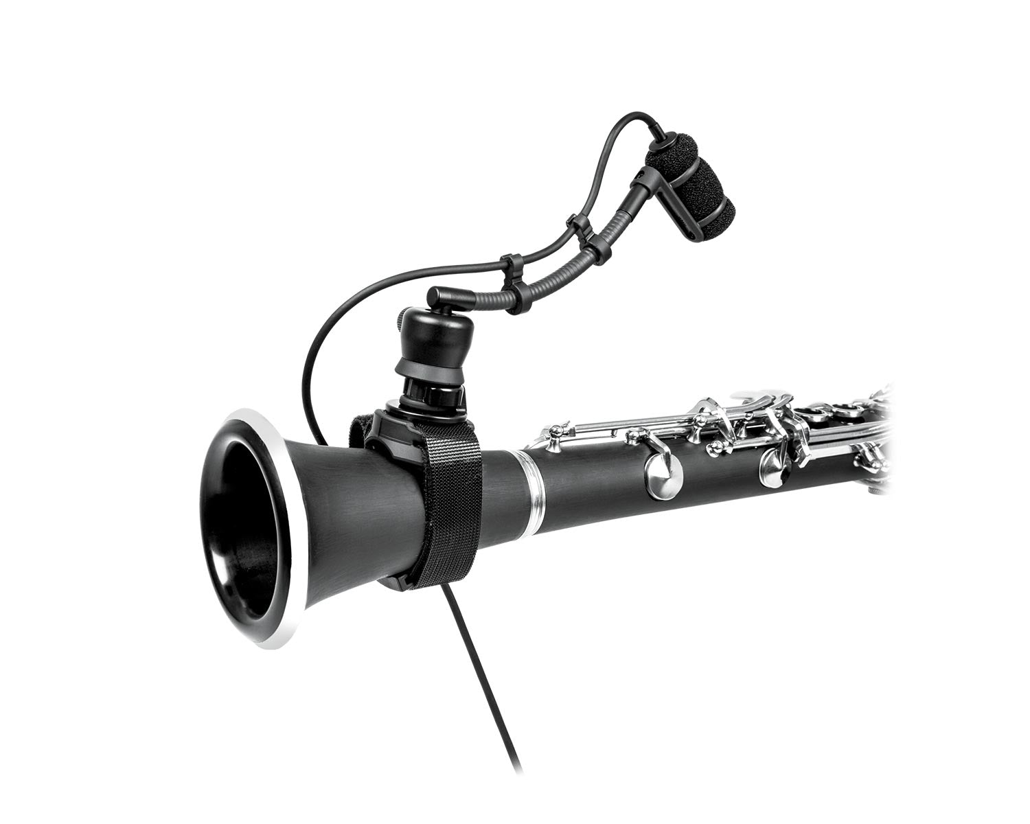 AUDATM350W - Audio Technica ATM350W Cardioid Condenser Instrument Mic with Woodwind Clip Image 6
