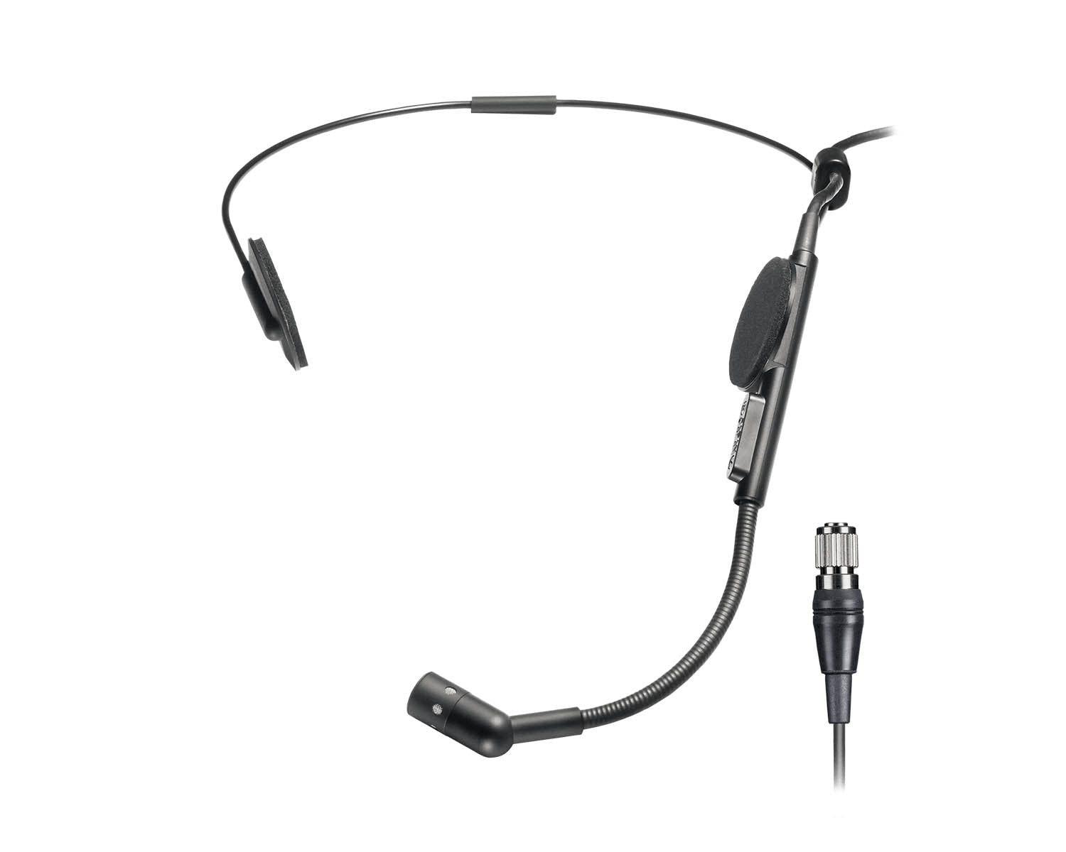 AUDATM73CH - Audio Technica ATM73cH Headworn Cardioid Mic with cH style Plug BLACK Image 1