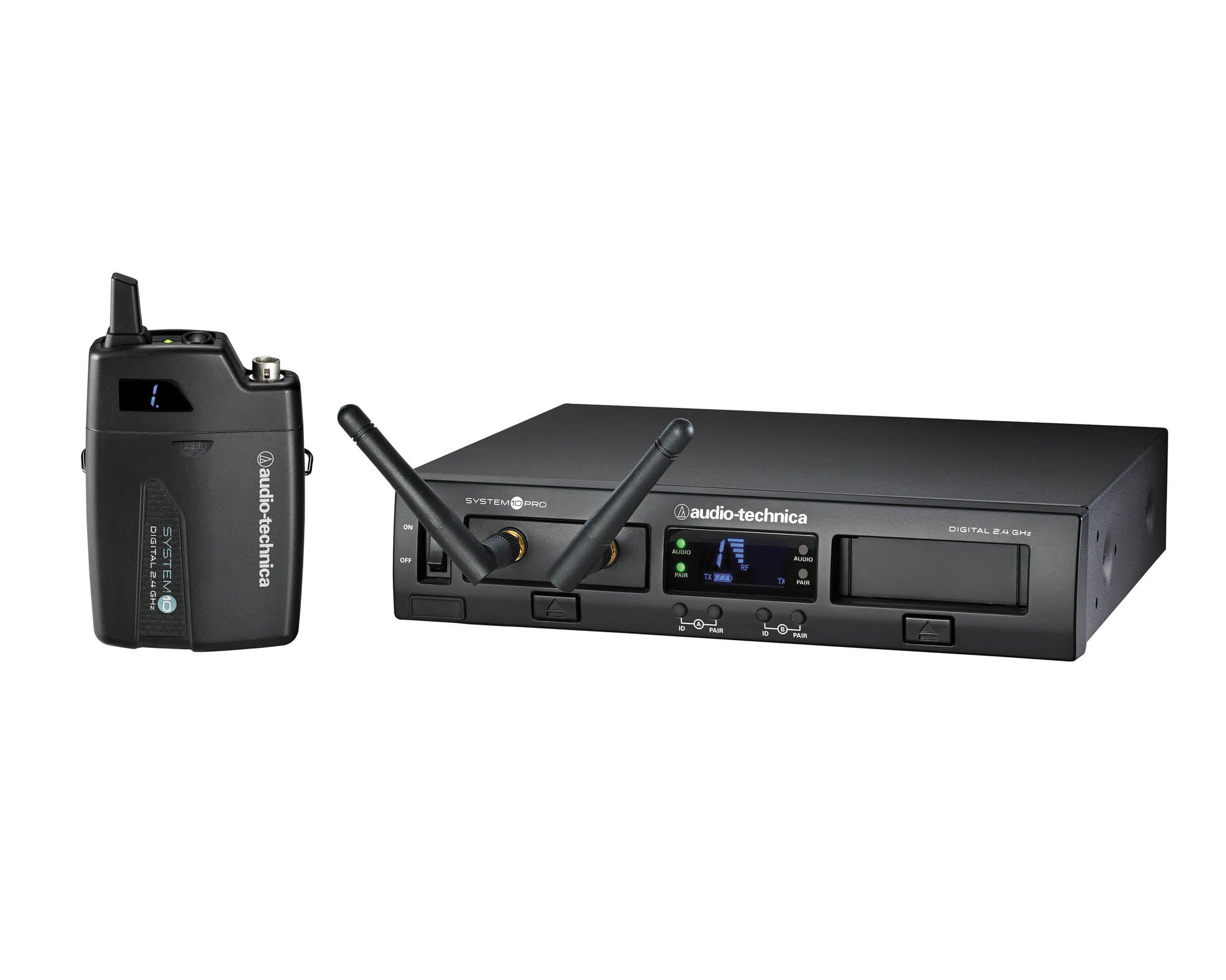 AUDATW1301 - Audio Technica ATW 1301 System 10 PRO Rack Mount 2.4GHz Bodypack Mic System Image 1