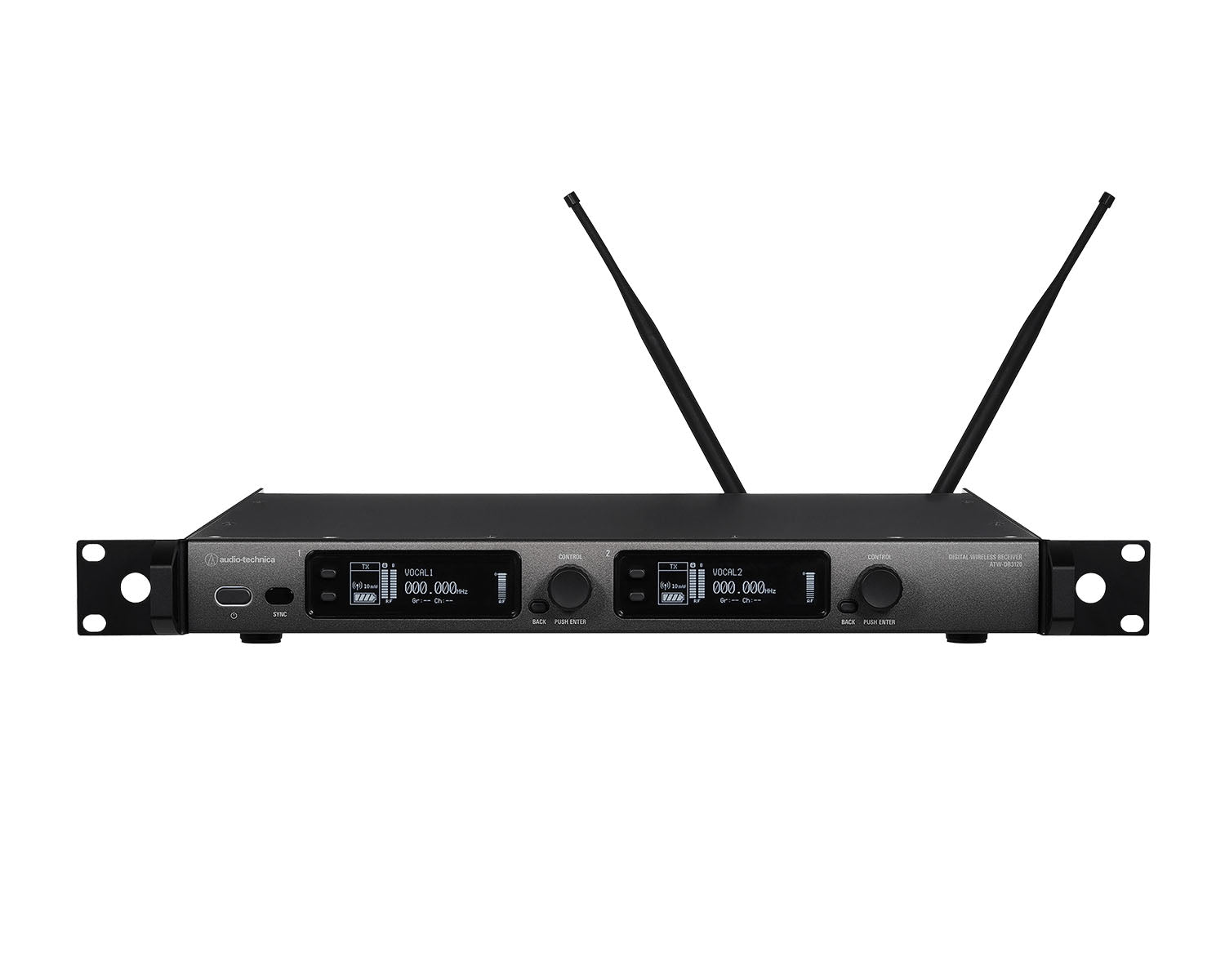 AUDATWDR3120D - Audio Technica ATW DR3120DAN 3000 Digital Series Dual Channel Receiver w or Dante Image 2