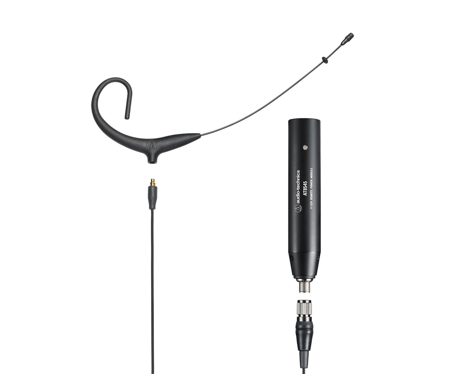 AUDBP892X - Audio Technica BP892x Submin Omni Earworn Mic BLACK Inc AT8545 Power Module Image 1