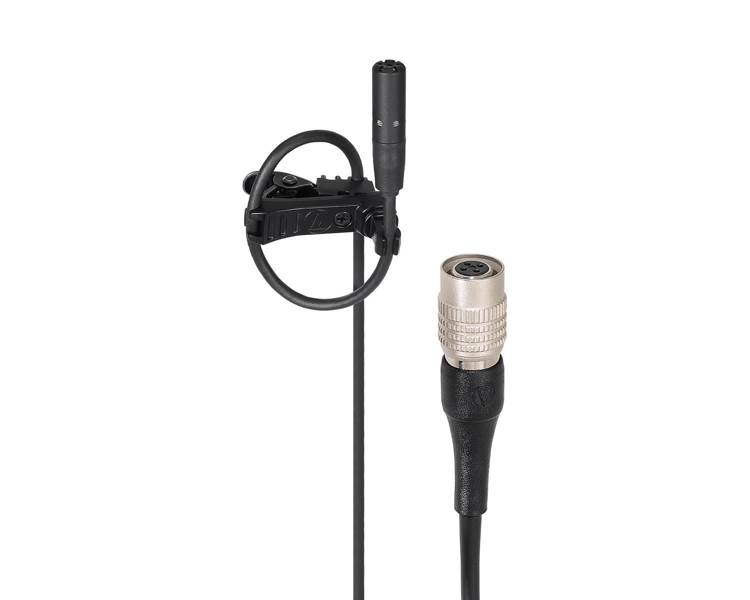 AUDBP898CW - Audio Technica BP898cW Submini Cardioid Condenser Lavalier Mic cW Plug Black Image 1