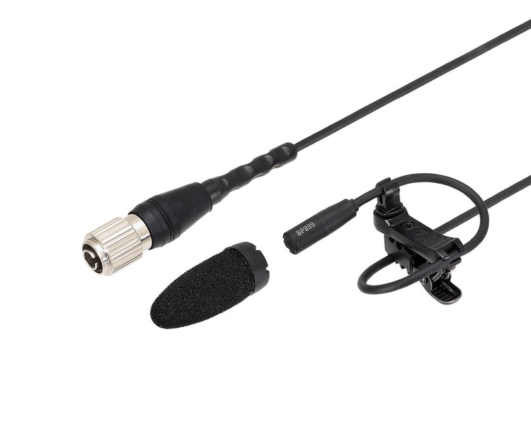 AUDBP899CH - Audio Technica BP899cH Submini Omni Condenser Lavalier Mic cH Plug Black Image 3
