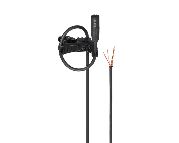 AUDBP899C - Audio Technica BP899c Submini Omni Condenser Lavalier Mic Unterminated Black Image 1