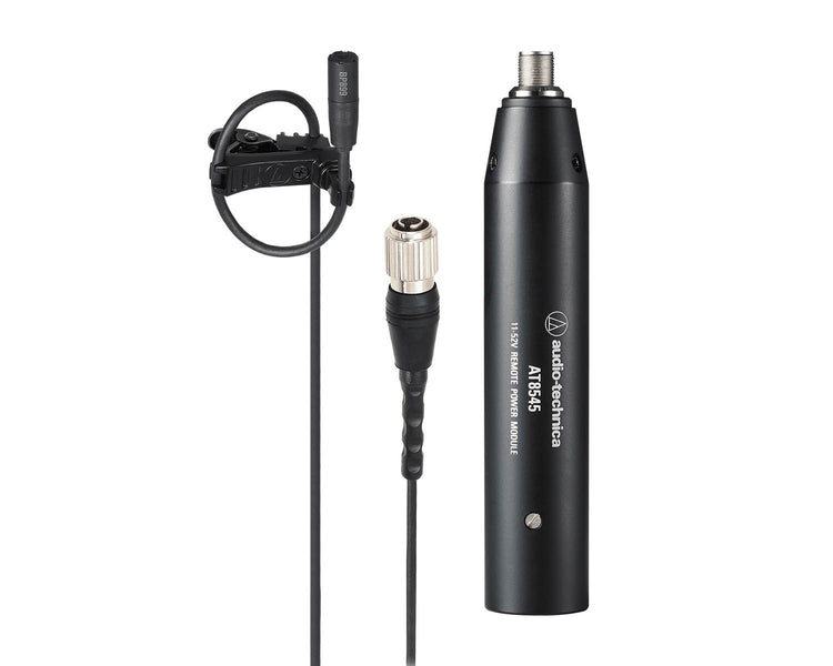 AUDBP899 - Audio Technica BP899 Submini Omni Condenser Lavalier Mic with Power Module Black Image 1