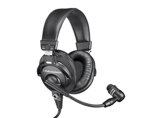 AUDBPHS1 - Audio Technica BPHS1 Broadcast Stereo Headset and Dynamic Boom Mic XLR or Jack Image 1