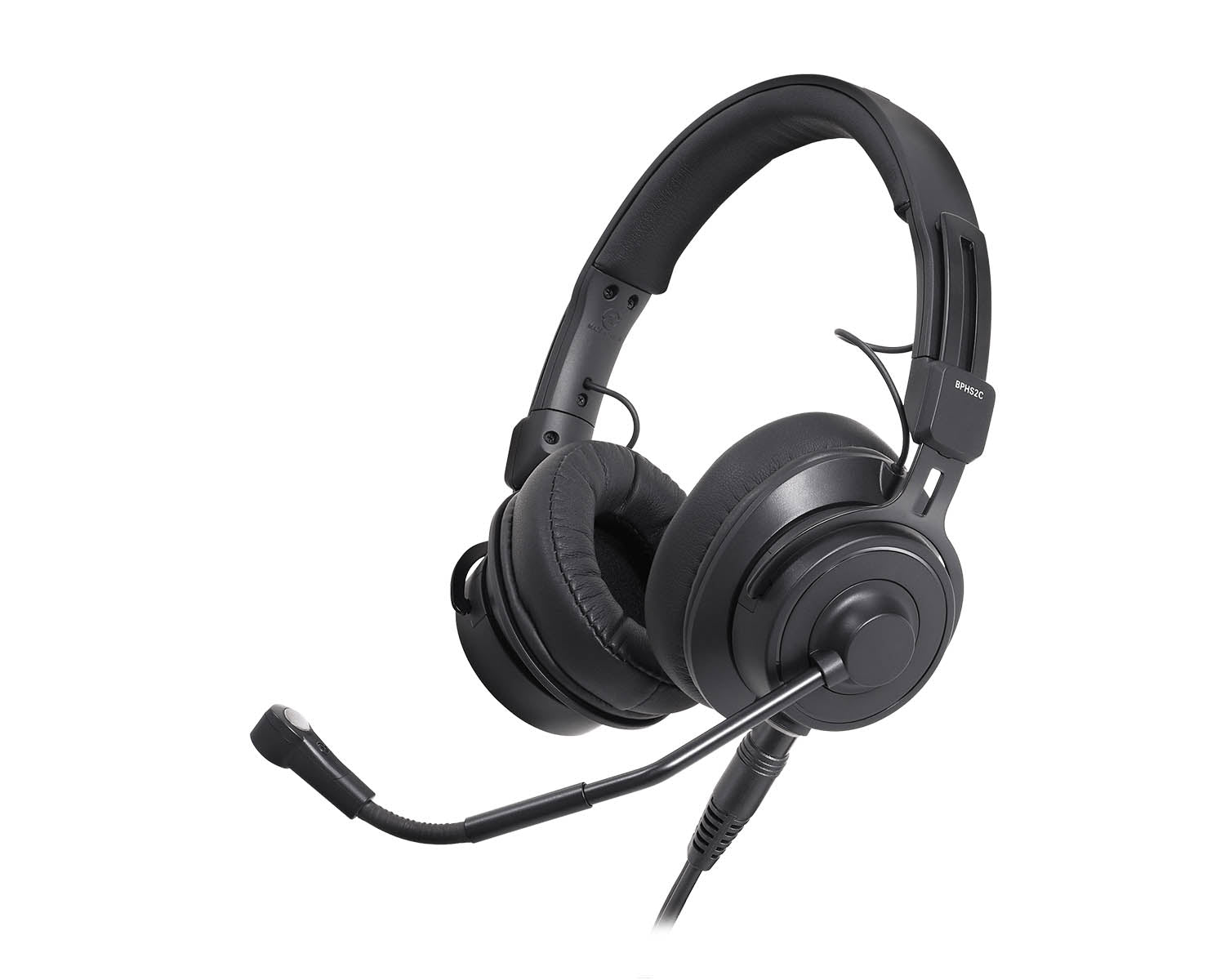 AUDBPHS2CUT - Audio Technica BPHS2C UT Broadcast Stereo Headset Condenser Mic Unterminated Image 1
