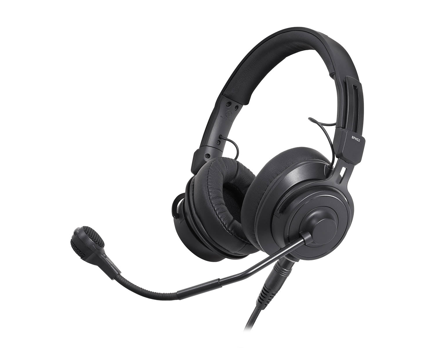 AUDBPHS2UT - Audio Technica BPHS2 UT Broadcast Stereo Headset Dynamic Mic Unterminated Image 1