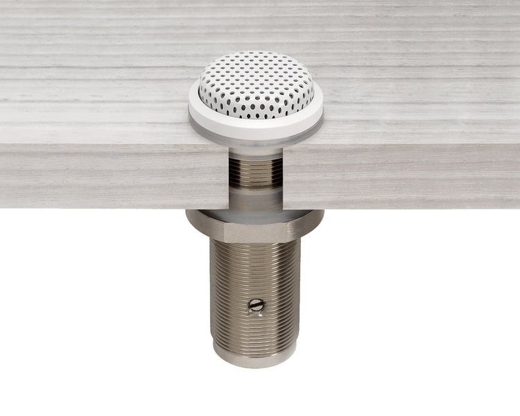 AUDES945WOX - Audio Technica ES945WO or XLR Omni Cond 3 Pin Flush Mount Boundary Mic WHITE Image 4