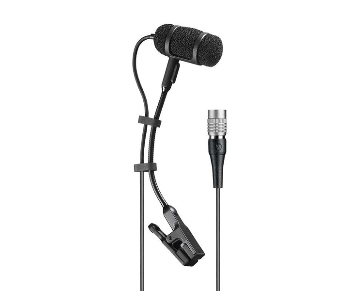 AUDPRO35CW - Audio Technica PRO35cW UniPak Card Cond Clip on Instrument Mic cW 4 Pin Plug Image 1