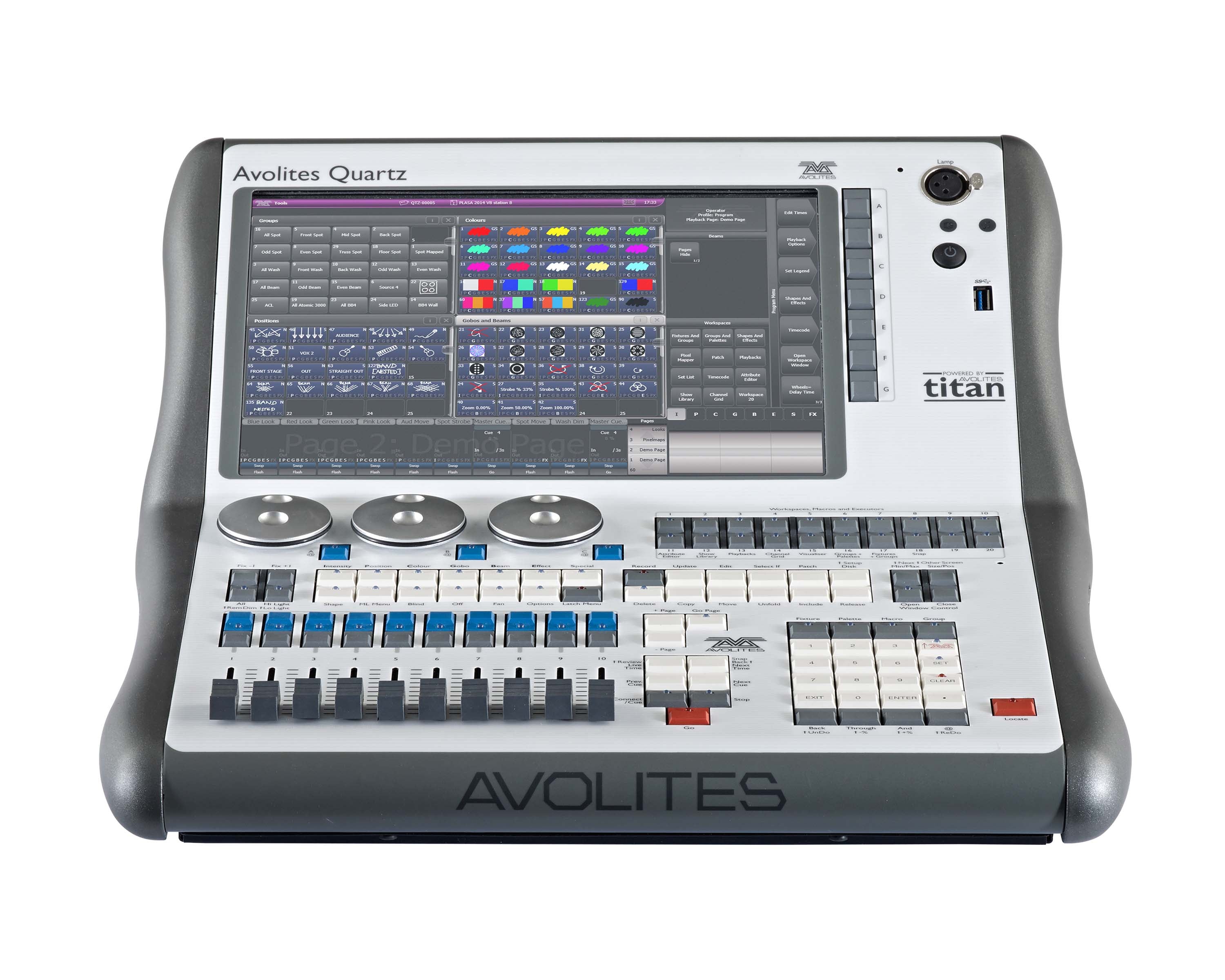 AVOQTZ - Avolites Quartz Compact Lighting Console Including Cover Image 1