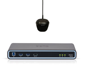 BIADSCR20CB - Biamp Devio SCR 20C Conferencing Hub 1x SCR 20 and 1x DCM 1 Black Image 1