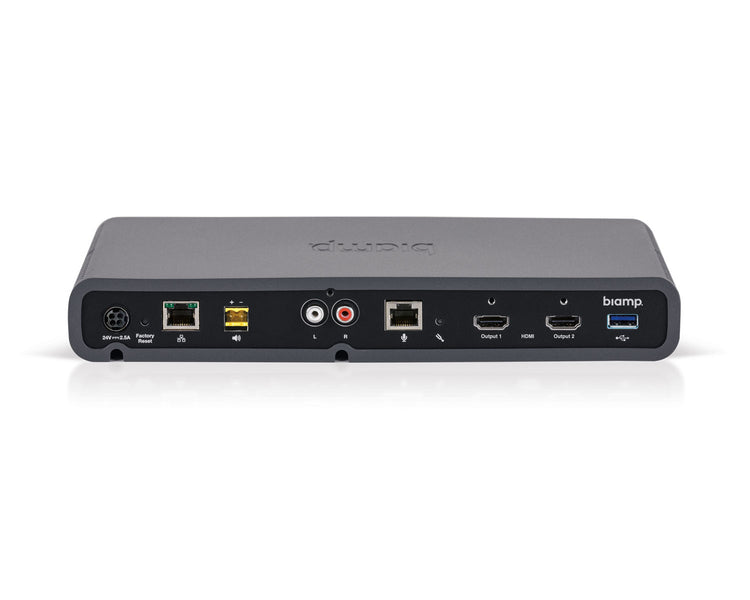 BIADSCR20CXB - Biamp Devio SCR 20CX Conferencing Hub 1x SCR 20 and 1x TCM XEX Black Image 3