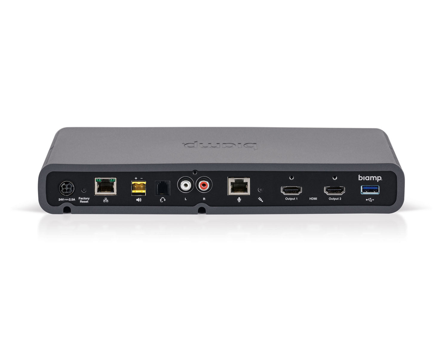 BIADSCR25CXB - Biamp Devio SCR 25CX Conferencing Hub 1x SCR 25 and TCM XEX Black Image 3