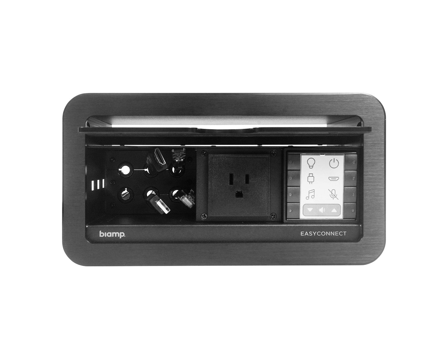 BIAECPKUNI - Biamp EasyConnect EC PK UNI Cable Box with Impera Echo Plus 8EUB Keypad Image 1