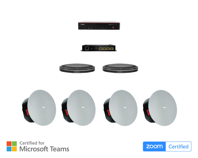 BIAMRBLXT - Biamp MRB L X400 T CIC6 Meeting Room Bundle with 4x C IC6 Speakers Image 1