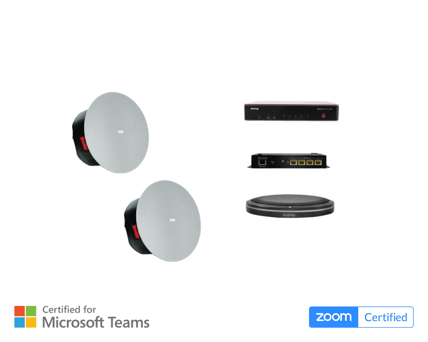 BIAMRBMST - Biamp MRB M SCX400 T Meeting Room Bundle with Parle TTM X Mic Blk Image 1