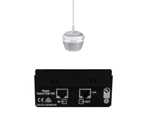 BIATCM1EX - Biamp Parle TCM 1EX Expansion Pendant AVB Beamtracking Microphone White Image 1