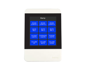 BIATECX2000W - Biamp Apprimo TEC X 2000 Ethernet Control Pad White Image 1