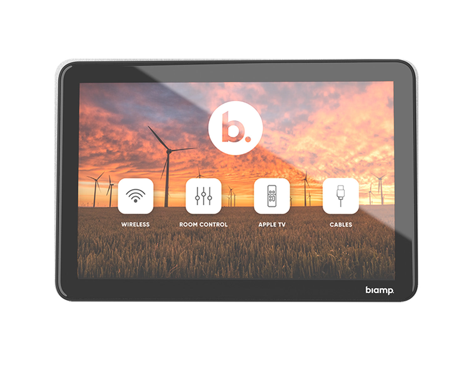 BIATOUCH8I - Biamp Apprimo Touch 8i 8inch LCD Control Panel PoE Black Image 1