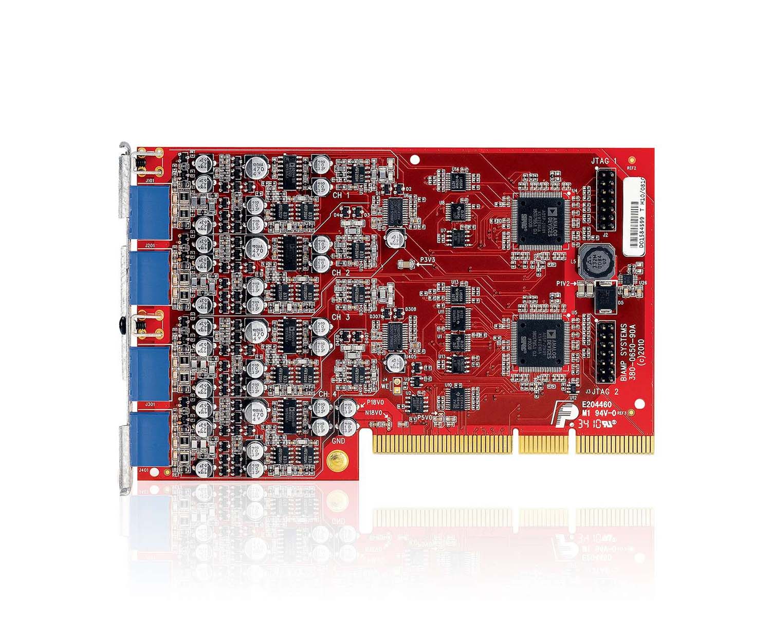 BIATSAC4CK - Biamp Tesira SAC 4 Modular Analogue i or p Card 4xMic or Line In and ANC Kit Image 1
