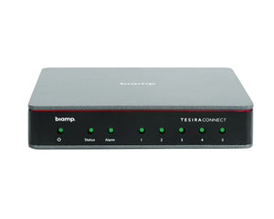 BIATSCTC5 - Biamp TesiraCONNECT TC 5 5 Port Expander 5xRJ 45 Ports (4xPoE) Image 1