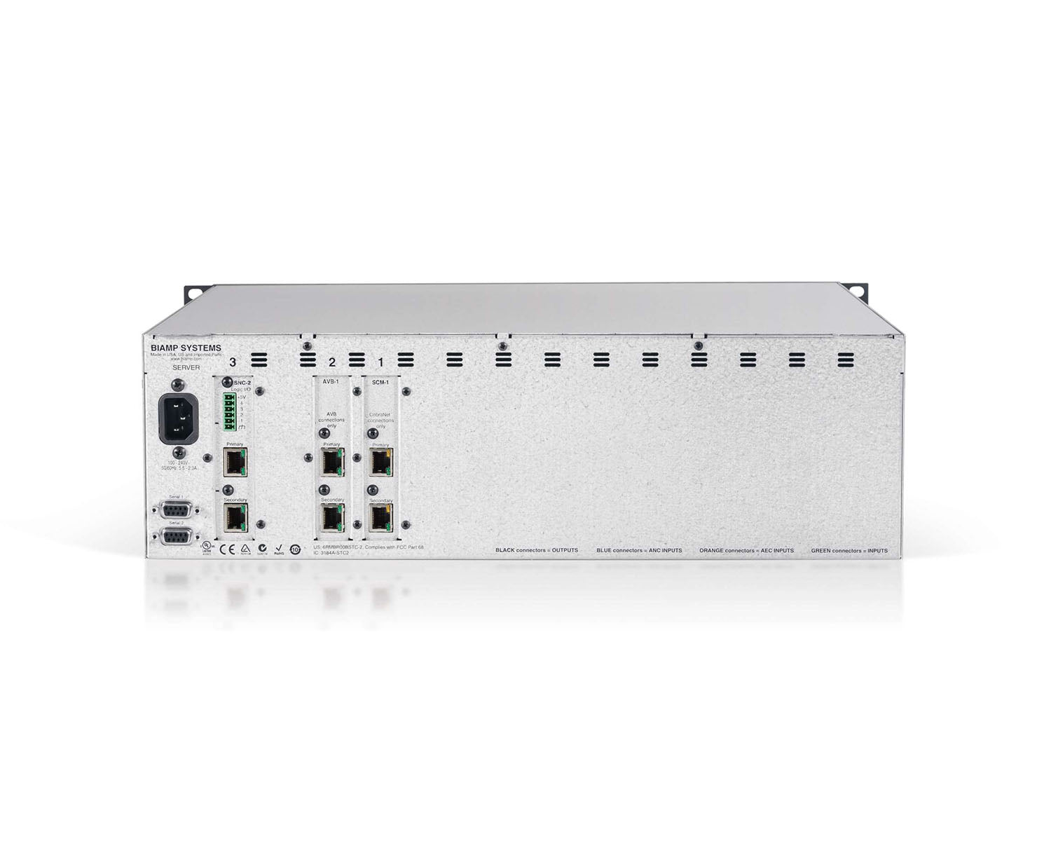 BIATSDSPS - Biamp TesiraSERVER Digital Network Server with 1xDSP 2 and 1xAVB Card Image 2